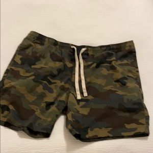 J Crew men’s Camo Flex Shorts